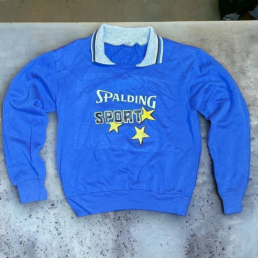 Vintage 90s Spalding Sport Sweatshirt Crewneck Youth Sz Small
